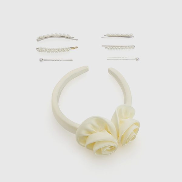 Hairband and hair clip set