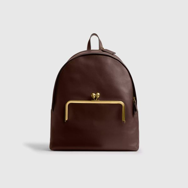 Kisslock Frame Backpack