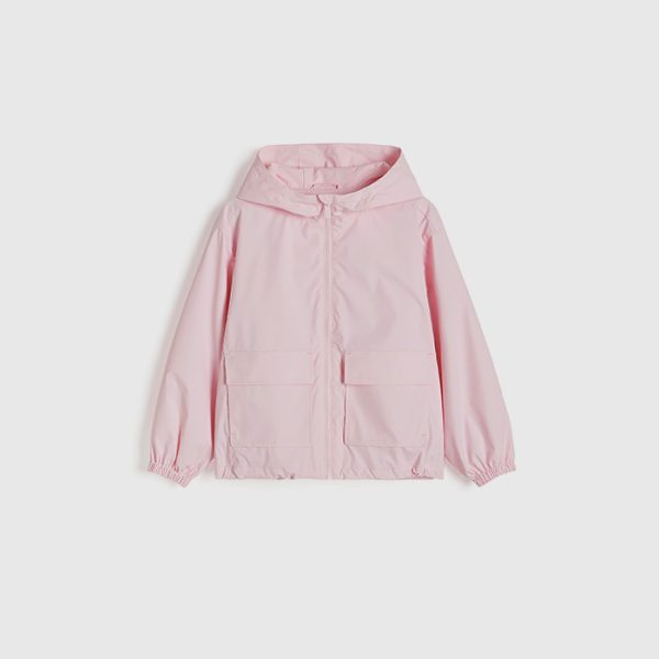 Light hooded jacket